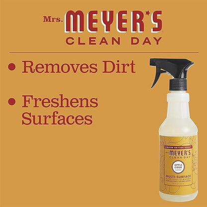 Mrs. Meyer’s Clean Day Multi Surface Everyday Cleaner, Acorn Spice Scent, Limited Edition Scent, Removes Dirt & Freshens Surfaces, 16 FL OZ Spray (Pack of 2)