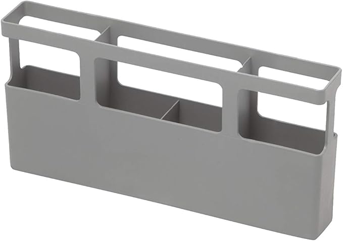 Umbra Udry Dish Rack and Microfiber Drying Mat – Space-Saving Design Folds Up for Easy Storage, Rack with Caddy, Gray