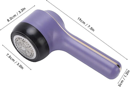 Asixxsix Asixxsix Fabric Shaver, Electric Lint Remover with 3 Speed Settings Mesh Cover 800mAh Rechargeable Battery for Clothes Furniture Sweaters (Green) (Purple)