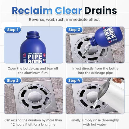 Drain Clog Remover Powerful Unclogging Sink Hair Cleaner for Kitchen, Shower Pipes and Drains (one size 2-2)