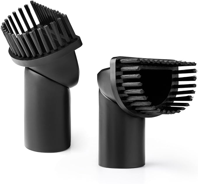 Shop-Vac 1-1/4’’ Swivel Brush, 2 Pack - Perfect for Flexible Cleaning of Car Interiors, Carpets, and Sofas