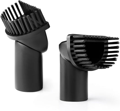 Shop-Vac 1-1/4’’ Swivel Brush, 2 Pack - Perfect for Flexible Cleaning of Car Interiors, Carpets, and Sofas