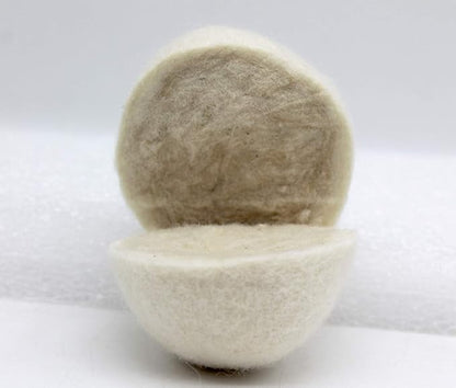 Wooland Wholesale Bulk Laundry XL Premium Wool Dryer Balls - 100% New Zealand Organic Wool Natural Fabric Softener for Sensitive Skin, Babies (25 Count)