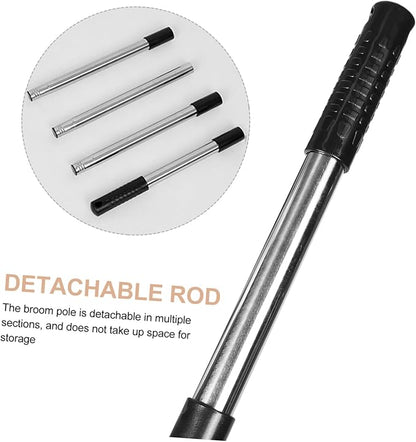 Cabilock Handheld Carpet Sweeper with Adjustable Handle Portable PET Hair and Dust Cleaner Manual Non-Electric Rug Roller Brush for Home and Office Cleaning
