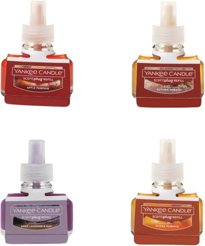 Yankee Candle Electric Plug Refill Scent (Pack of 4, Fall Foliage)