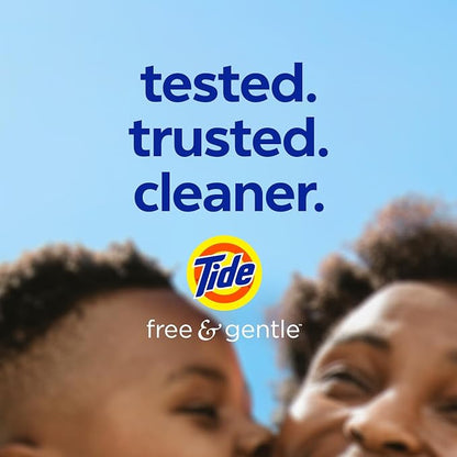 Tide PODS Free & Gentle Laundry Detergent Soap Pacs, 112 Count, Tide PODS Laundry Detergent, Laundry Detergent Pacs, Laundry PODS Detergent