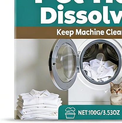 Pet Hair Dissolver Safe – compact sturdy Gentle Deep Cleaning Multipurpose, premium, Dissolving Agent Dog &, Cat Remover, Clothes Odor | Clothes Odor Stain Laundry Washer sleek