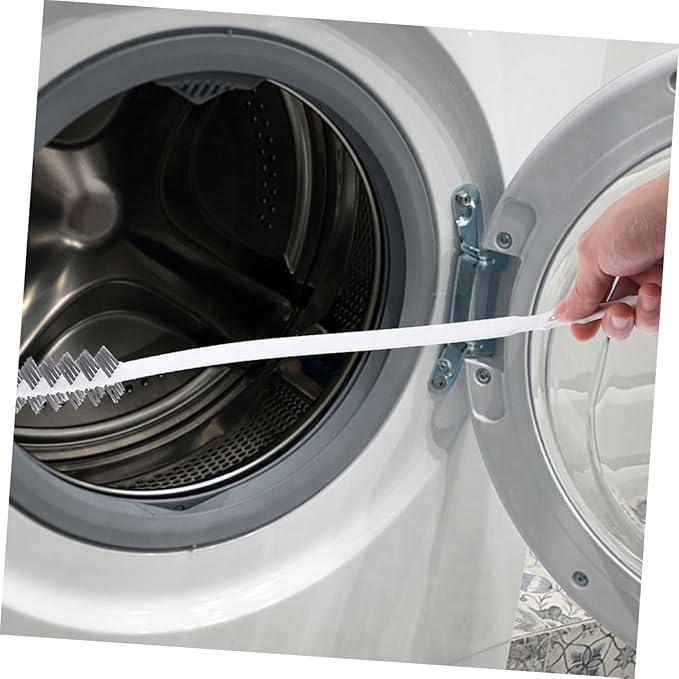 2pcs Flexible Washing Machine Cleaning Brush Long Handle Drum Dryer Vent Cleaner for Efficient Household Use Front Load Washers and Appliance Maintenance