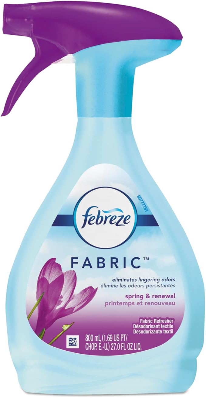 Tide 19760 Spring & Renewal Febreze Air Freshener, Trigger Spray Dispenser, 27 oz, 4-5 Ph