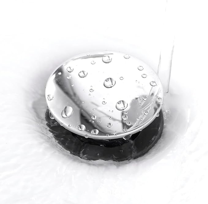 Bathroom Sink Stopper Drain Plunger Replacement Manual Lift Drain Plugs Drain Filter Wash Basin Sink Plug