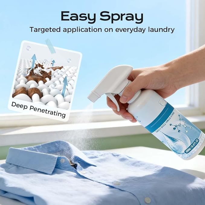 Cleanse Natural Clothing Emulsifier, 2026 New Upgrade Non Ionic Emulsifier Clothing Cleaner, Powerful Spot Stain Remover Laundry Spray, No Damage Fabric Conditioner Restore Faded Color (1pcs)
