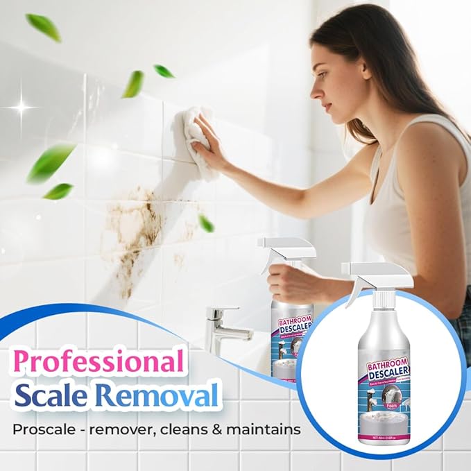Bathroom Descaler Foam Cleaner, 2026 New Foam Spray Cleaner, Multipurpose Stubborn Stains Remover for Kitchen Bathroom, Hard Water Stain Remover for Home Use (3 Pcs)