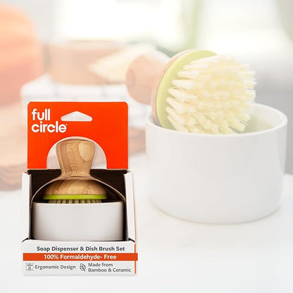 Full Circle Home Soap Dispenser & Dish Brush Set, 1 Each (Pack of 4)