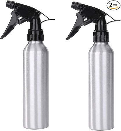 DOWEI 250ml Aluminum Empty Spray Bottles,2pcs Reliable Sprayer Empty Spray Bottles 250ml Aluminum Bottle for Hairdressing Tattooing Green Soap Flowers Water Sprayer Tool