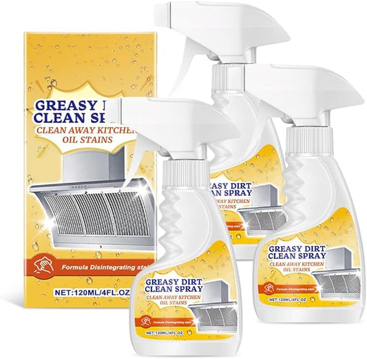 Multifunctional Powerful Kitchen Foam Cleaner, Upgrade Kitchen Degreaser Heavy-Duty Grease Remover for Stove, Fast-Acting All-Purpose Cleaner for Bathroom (3)
