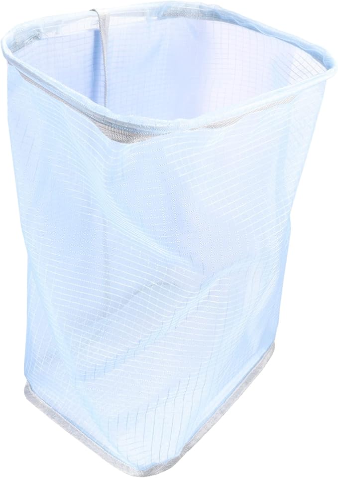 1pc Wall-mounted Folding Clothes Storage Basket Space-saving Laundry Hamper for Bathroom Bedroom Collapsible Design for Easy Storage Blue Efficient Clothing Organizer