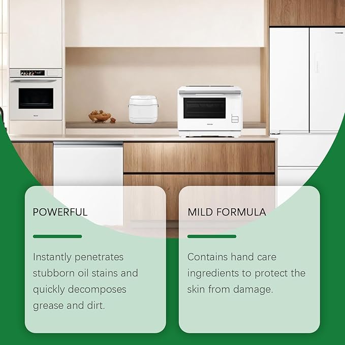 Natural Kitchen Cleaner Spray-2026 New Multi-Purpose Kitchen & Appliance Cleaner for Cabinets,120ml Multifunctional Kitche𝐧 Appliance Clea𝐧er,for Oven,Stove,Cabinets,Quick & Easy Cleaning (2pcs)