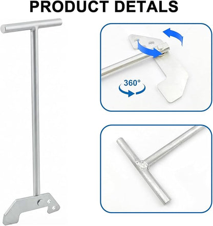 Garbage Disposal Wrench, Garbage Disposer Unjamming Wrench Compatible with Waste King, Moen and InSinkErator Garbage Disposal- for Dislodge Jams or Clutter