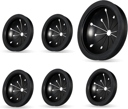 6-Pack Stitokg Garbage Disposal Splash Guard Sink Baffle Cover - with Multi - Function Drain Plugs - Replacement Accessories for Whirlaway, for Waste King, for Sinkmaster & for GE Models