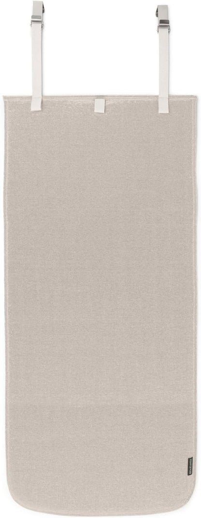 Brabantia - Door Steam Blanket - Heat-Resistant Mat for Clothes Steaming - Over Door Hooks, Protective Back Layer, & Loops for Hangers - Easier Steaming with Handheld Steamers - 43 x 20" - Gray