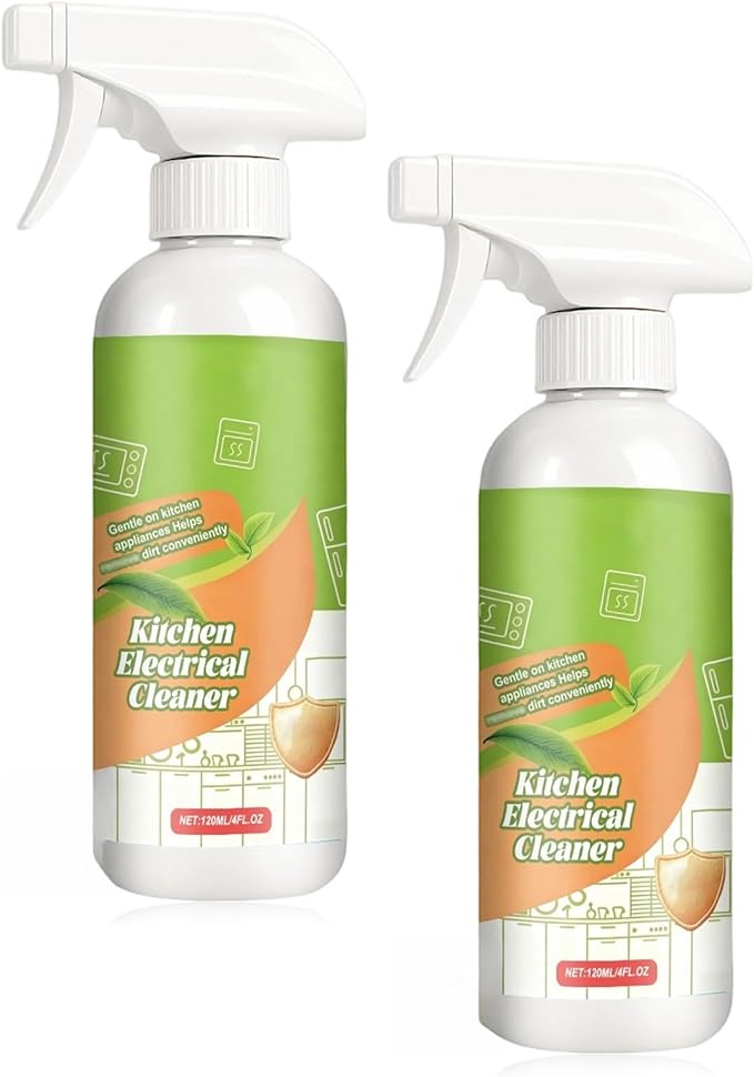 Natural Enzyme Formula to Household Appliances,Fly Clease Multi-Purpose Cleaner, Natural Enzyme Formula for Household Appliances, Multi-Purpose Cleaner for Hood, Oven, Stove & More (2)