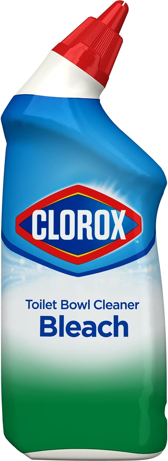 Clorox Toilet Bowl Liquid Disinfecting Cleaner with Clinging Bleach Gel, Remove Mildew and Mold, Fresh Scent, 24 Ounces