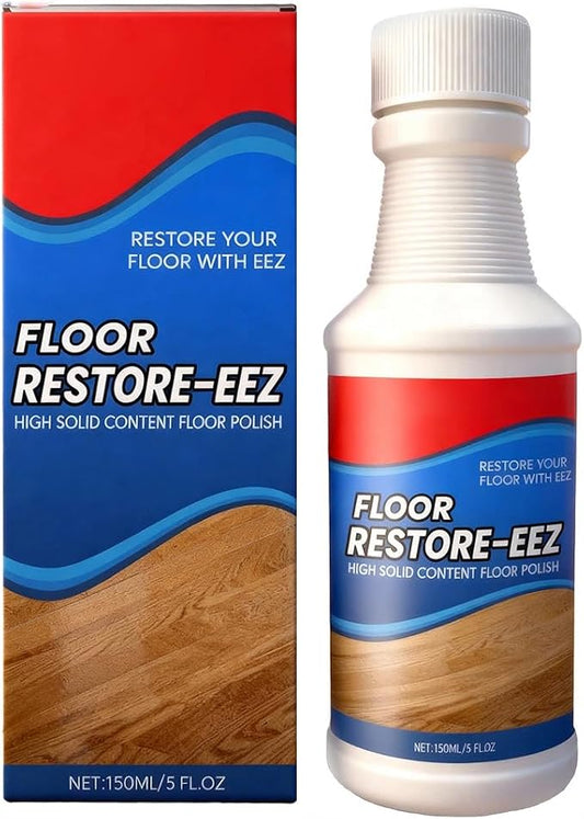 RAINPOT Floor Restore Cleaner, High Solid Content Floor Polish for Shine Renewal & Protective Layer, Helps Conceal Small Scratches, Quick-Drying Protective Finish (1 PACK)