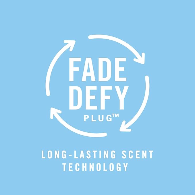 Febreze Odor-Fighting Fade Defy PLUG Air Freshener Refill, Downy April Fresh, (2) .87 fl. oz. Oil Refills