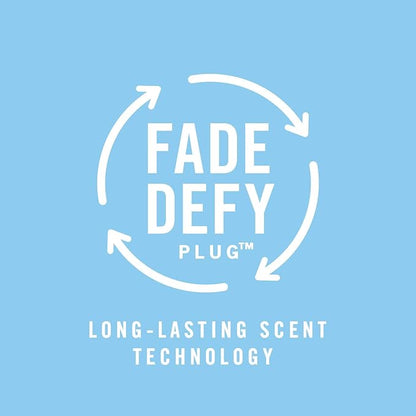 Febreze Odor-Fighting Fade Defy PLUG Air Freshener Refill, Heavy Duty Crisp Clean, (2) .87 fl. oz. Oil Refills