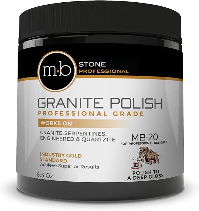 MB-20 Stone Granite Polishing Compound 8.5 Oz. for Professional use only