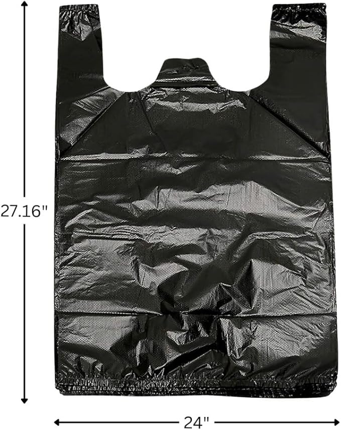HANDLE TIE FLEX BLACK TALL KITCHEN TRASH BAGS, 13 GALLON, 48 CT