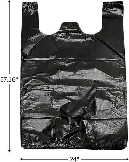 HANDLE TIE FLEX BLACK TALL KITCHEN TRASH BAGS, 13 GALLON, 48 CT