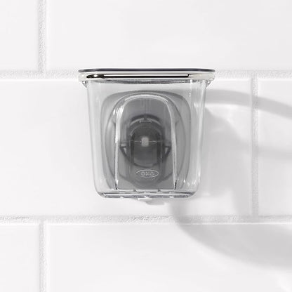 OXO Good Grips Stronghold Suction Multipurpose Shower Accessory Cup,Clear,