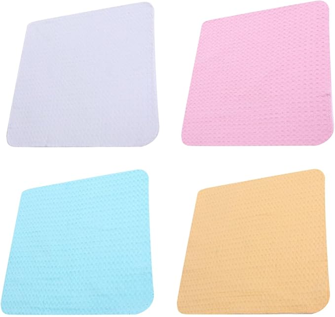 VILLCASE 4pcs Cotton Kitchen Cleaning Cloth Set, Absorbent Dish Towels, Sturdy Non-linting Washable Multi-Functional Kitchen Wipes for Household Cleaning