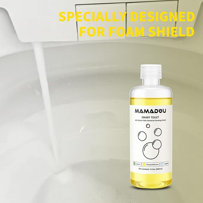 MAMADOU 285ml Smart Toilet Foaming Agent Splash Proof Special Foam Toilet Bowl Cleaner Shield Cleaning Liquid Stain-Resistant For Fresh Bathroom Chrysanthemum