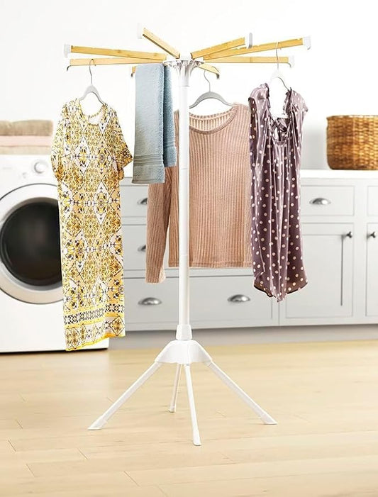 Whitmor Folding Drying Rack, White