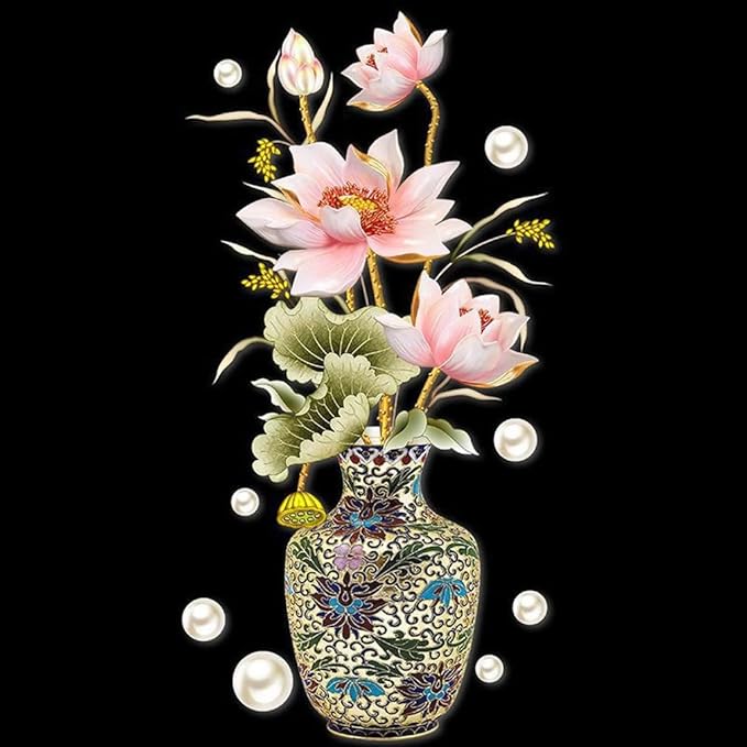 3D Wall Stickers DIY Flower Wall Decal Removable Waterproof Wall Art Decor for Bedroom Living Room Offices Home Decoration