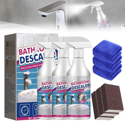 Eadwe Stubborn Stains Cleaner, 2025 Upgrade Bathroom Descaler Cleaners, Multipurpose Bathroom Foam Cleaner, Bathrooms Descaler Spray for Toilet Bath Shower Glass Sink Cleane (3)