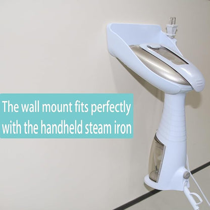 Ironing Board Hanger Wall Mount for Clothes for Conair Handheld Garment Steamer，for Laundry Rooms Storage Organizer,Garment Steamer Stand Compatible with Conair GS59X、GS59B Models (Black)