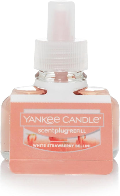 Yankee Candle ScentPlug Refill, White Strawberry Bellini, 1 CT (Pack of 4)