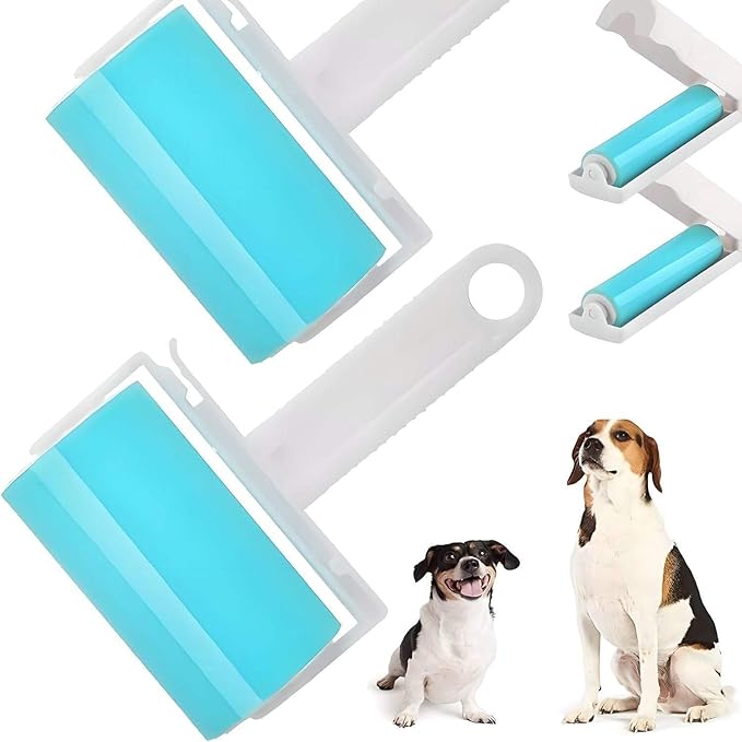 Silicone Tape Sticky Washable Lint Roller Hair Remover Brush Sticker Roller for Clothing