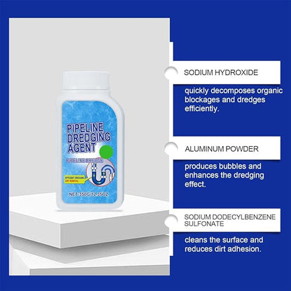 2026 Upgrade Drain Clog Remover, Pipeline Dredging Agent, Powerful Quick Cleaning Drain Toilet Cleaner Tool, Unclog Toilet Clog And Kitchen Sink Pipe Unblocker Powder
