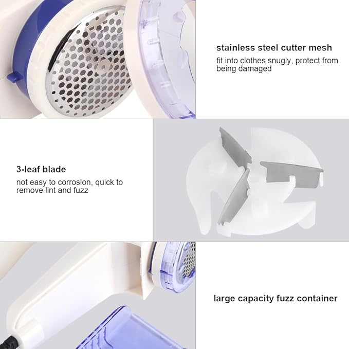 Electric Fabric Shaver Fuzz Remover, Clothes Lint Remover, Sweater Shaver, Fuzz Shaver, for Clothes, Couch, Blanket, Socks, Pants, Furniture