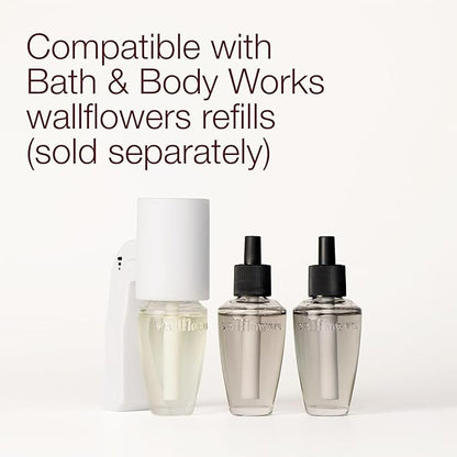 Bath & Body Works Wallflowers Fragrance Plug, White Flare Design, Plug-in Air Freshener Device for Bedrooms, Bathrooms & Living Spaces - 1 Pack