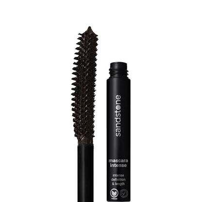 Hypoallergenic Mascara Sensitive Eyes - Smudge-Proof, Sweatproof, Lengthening Mascara with amazing separation of the lashes - Vegan, Non Toxic Mascara Black (Brown, 9 ml)