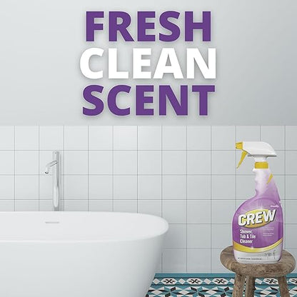 CREW Diversey CBD540281EA Shower, Tub & Tile Cleaner, Liquid, 32 oz