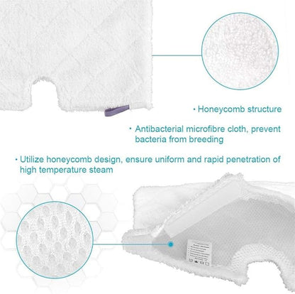 3pcs Euro-Pro Cleaning Mop Pads Replacement Double-Sided XL Microfiber Cleaning Pads for Shark Pocket Steam Mop XLT3501 (Extra Large)