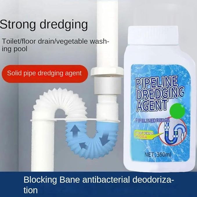 Powerful Pipe Dredging Agent,Pipeline Dredging Agent,Powerful Quick Cleaning Drain,Kitchen Sink Drains and Pipe Cleaner,for Kitchen Bathroom Toilet