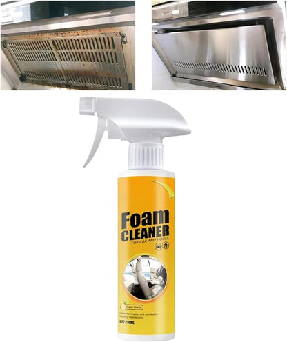 Easily Glow Foam Cleaner for Kitchen, All-Purpose Rinse-Free Cleaning Spray Large-Capacity 250ml