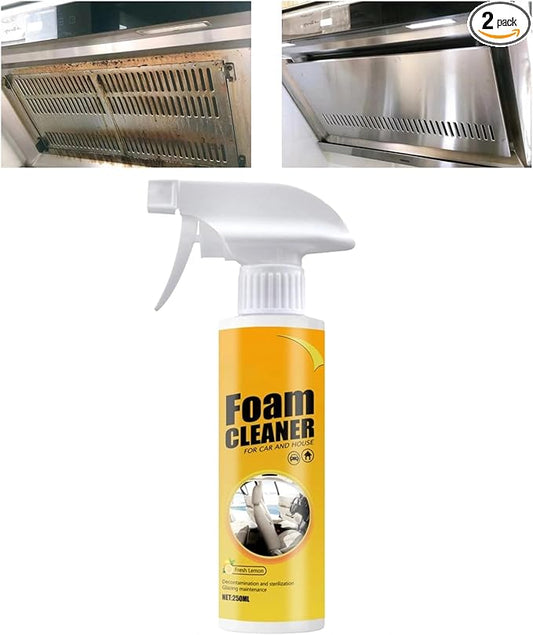 Easily Glow Foam Cleaner for Kitchen, All-Purpose Rinse-Free Cleaning Spray Large-Capacity 250ml